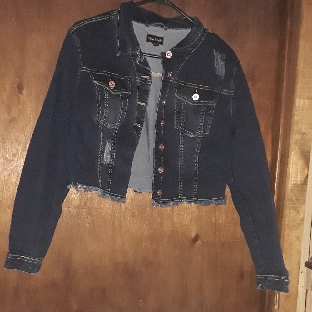 Cropped Denim Jacket